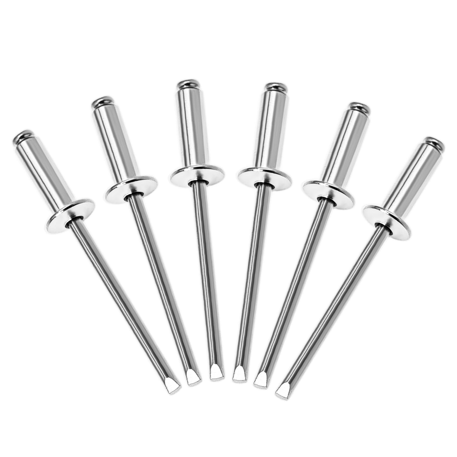 QWORK® Aluminum Blind Rivets, 3/16" x 1/2" Pop Rivets, 500 Pcs