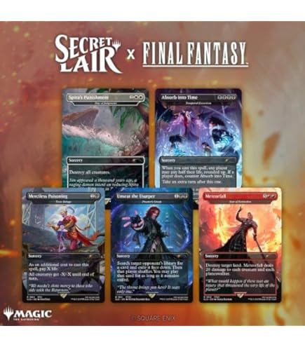 Amazon.com: Magic the Gathering Secret Lair x Final Fantasy