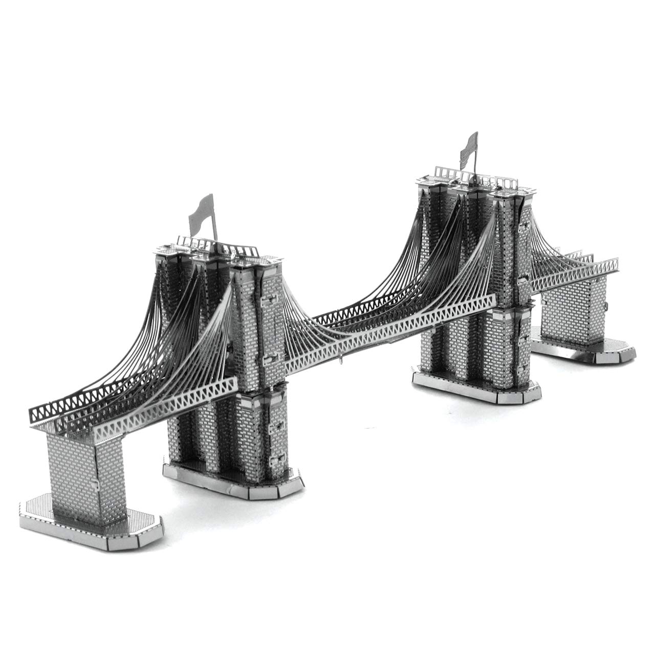 Metal Earth Fascinations MMS048-502572, Brooklyn Bridge, Construction Toy, 2 Metal Boards, from 14 Years