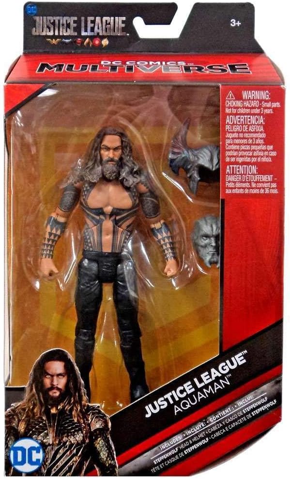 DC Multiverse Aquaman Justice League Shirtless Variant 6 Action Figure Exclusive