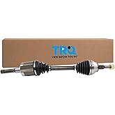 TRQ Front Driver Side CV Axle Assembly | For 13-14 Ford Escape 15-16 Escape 2.5L FWD 15-16 2.0L FWD 1.6L AWD 2.0L AWD 1.6L 17-19