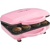 Babycakes Full Size 12 Cupcake Maker - Kitchen Appliance with Non-Stick Coating &amp; Latching Handle - Machine for Full-Sized Cupcakes - Includes Manual with Cupcake Recipes