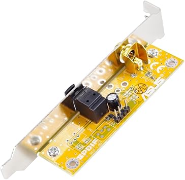 Amazon Co Jp S Pdif Audio Optical And Rca Out Back Plate Cable Bracket Spdif ブラケット 1 パソコン 周辺機器