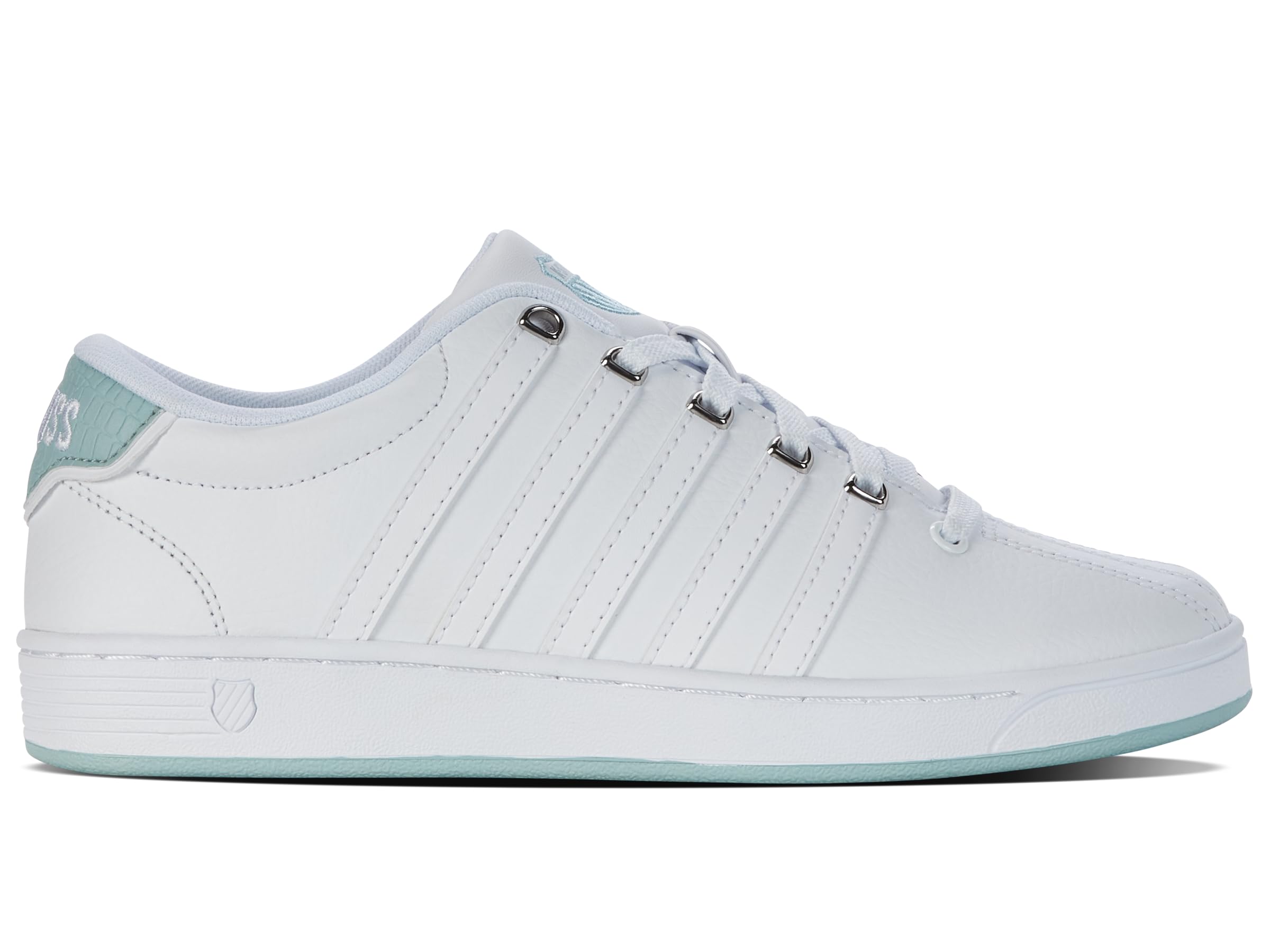 K-Swiss Women's Court Pro II CMF Sneaker, White/Surf Spray, 8.5 M Image