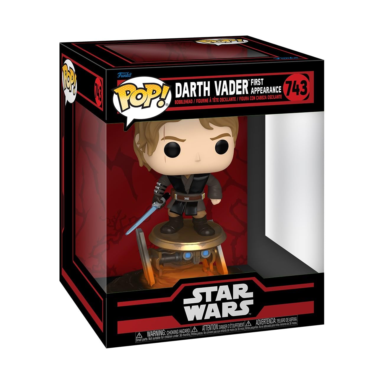 Funko POP! Ride Deluxe: Star Wars Darkside - Anakin Skywalker - Darth Vader - (First Appearance) - Collectable Vinyl Figure - Gift Idea - Official Merchandise - Toys for Kids & Adults - Movies Fans