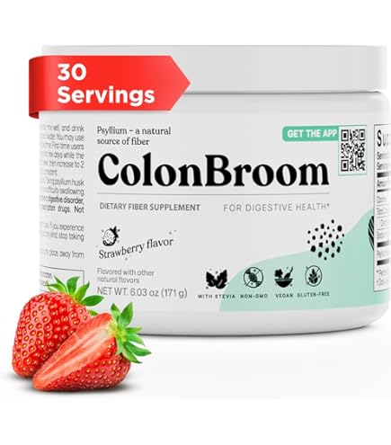 Amazon.com: ColonSweep Strawberry Psyllium Husk Powder – GLP-1