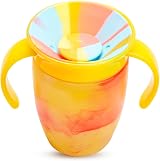 Munchkin Miracle 360 6+ Month 7oz Sippy Cups 2-Pack Pink Yellow view 5