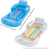 Bestway Pool Lounger Inflatable Float with Backrest Cup Holder 1.61m view 3