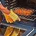 Finally! Heavy-Duty Women's Silicone Oven Mitts by Love This Kitchen | 2 Sizes Available in 9 Colors | Heat Resistant Gloves For Her Cooking, Baking & Barbecue Needs (1 Pair, M/L, Blue)