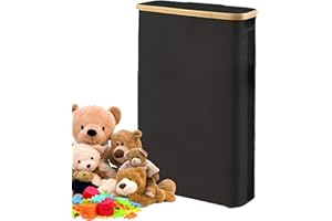 Bathroom Storage Basket – Large 40L Toilet Paper Organizer with Lid Handle, Multi Purpose Roll Holder | Storage Box for Bathr