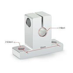 4PCS SK8 Aluminum Linear Rod Rail Shaft Support