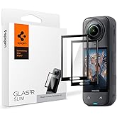 Spigen Tempered Glass Screen Protector [GlasTR Slim] designed for Insta360 X4 / X5 - FC Black (2P)