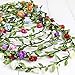 Sanwood Lady Boho Floral Flower Festival Wedding Garland Forehead Hair Head Band (Light Blue)