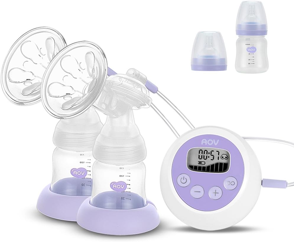 Electric Breast Pump Automatic Massage Comfort Dual Milkpump Postpartum