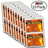 JobSite Comfort Toe Warmers - Quick Long-lasting Heat - Great for Sporting Events & Winter Activities - 10 Pairs