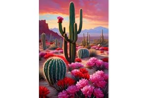 LWZAYS Diamond Painting Kits for Adults Flowers, 5D DIY Full Drill Round Diamond Art Vertical Perfect for Home Wall Decor 12x16Inch/30 * 40cm