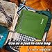 Gonex 80L Packable Travel Duffle Bag Foldable Duffel Bags for Luggage Gym Sports Camping Travelling Cycling Storage Shopping Water & Tear Resistant Green