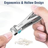 GJNL Toenail Clippers for Thick Nails Angled Head Large Opening 16mm view 4