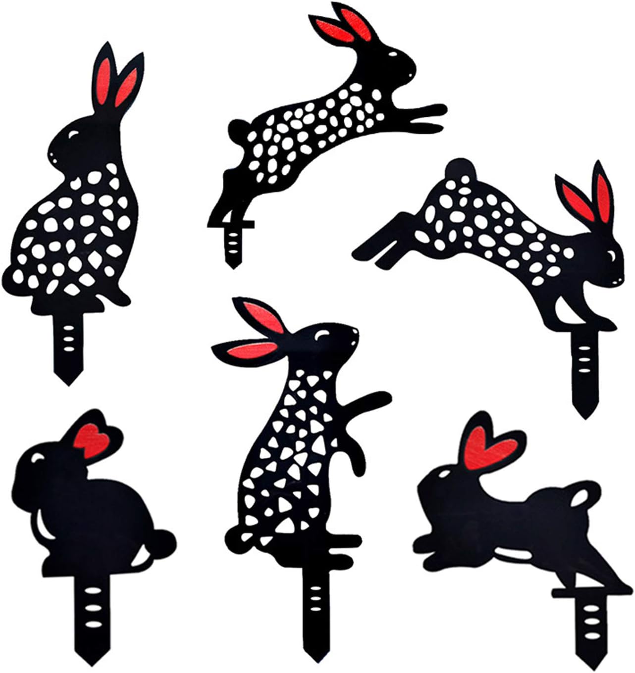 Animal Silhouette Stake for Yards Bunny Yard Art Outdoor Garden ...