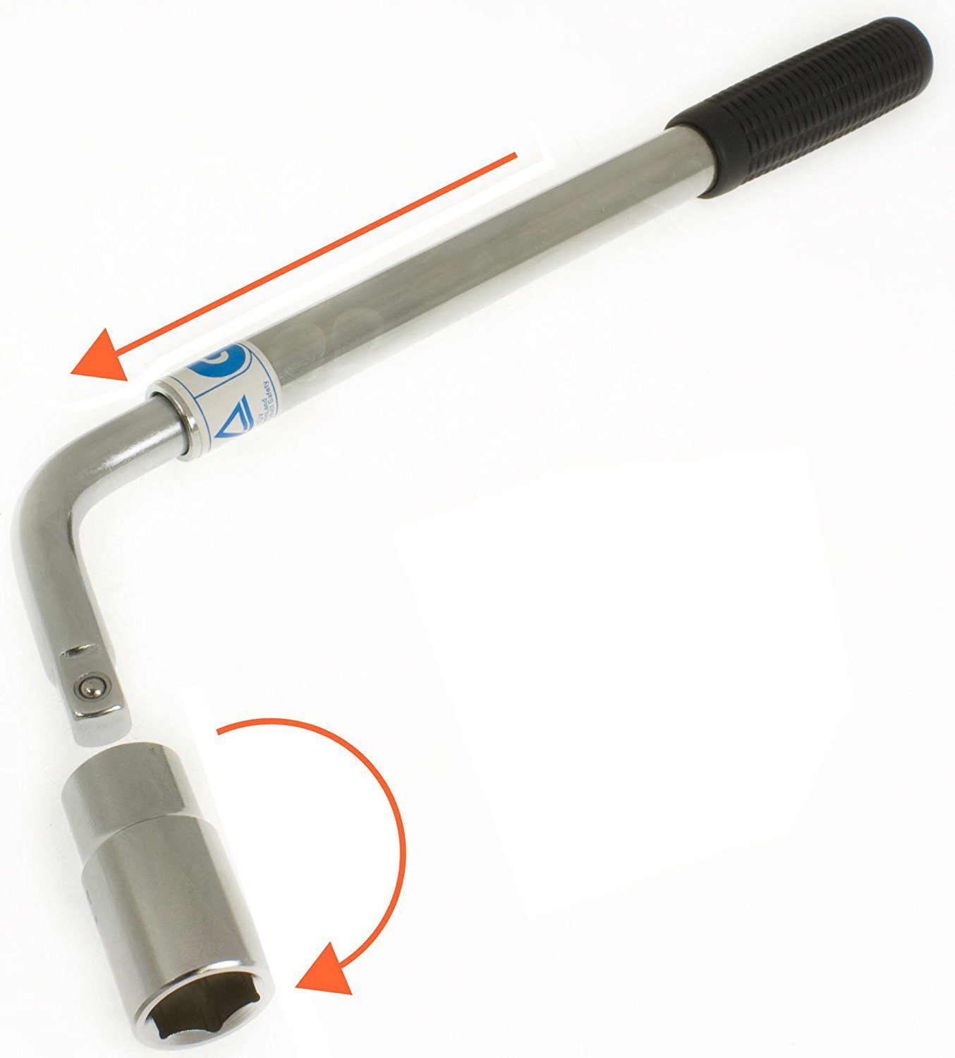 Toolzone Extending Wheel Brace Wrench 17mm & 19mm Socket