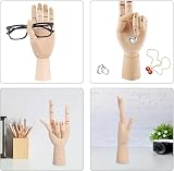 Shoze Wooden Hand 10" Articulated Hand Manikin for Arts Drawing Display view 2