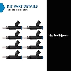 TRQ Fuel Injector Set Fits 2005-2009 Chrysler