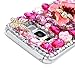 Galaxy S8 Case,Samsung Galaxy S8 Case 3D Handmade Bling Colorful Diamonds Champagne Flower Butterfly Shiny Sparkle Rhinestone Gems Crystal Clear Full Body Protection Hard PC Cover by Mavis's Diary
