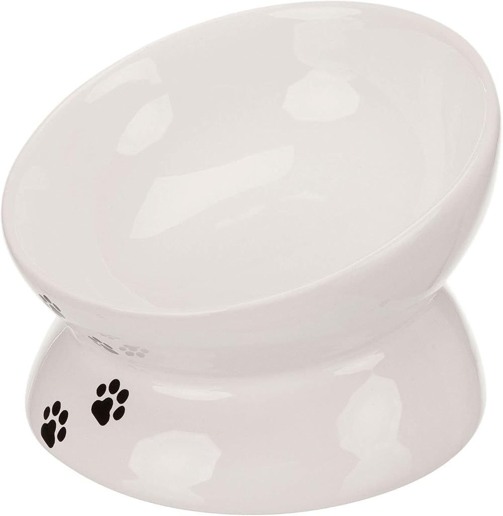 TRIXIE Ceramic Cat Feeding Station White 0.25 L 13 cm Bowl