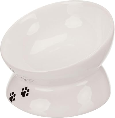 TRIXIE Ceramic Cat Feeding Station White 0.25 L 13 cm Bowl