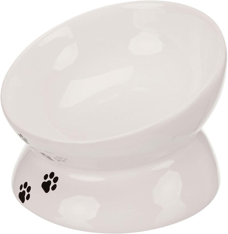 TRIXIE Ceramic Cat Feeding Station White 0.25 L 13 cm Bowl