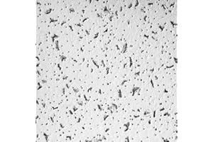 Armstrong Ceiling Tiles; 2x2 Ceiling Tiles - 16 pcs White Ceiling Tiles; Acoustic Ceilings for Suspended Ceiling Grid; CORTEGA 704