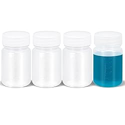 UMETASS 2oz/60ml Squeeze Bottles Wide Mouth Plastic