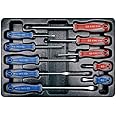 KING TONY 931110MR Screwdriver for Tool Trolley, Set of 10