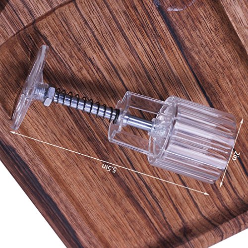 Moon Cake Mold Cookie Stamps with 6 Stamps, 50g Cookie Press Mid Autumn Festival DIY Decoration Hand Press Cutter Cake Mold
