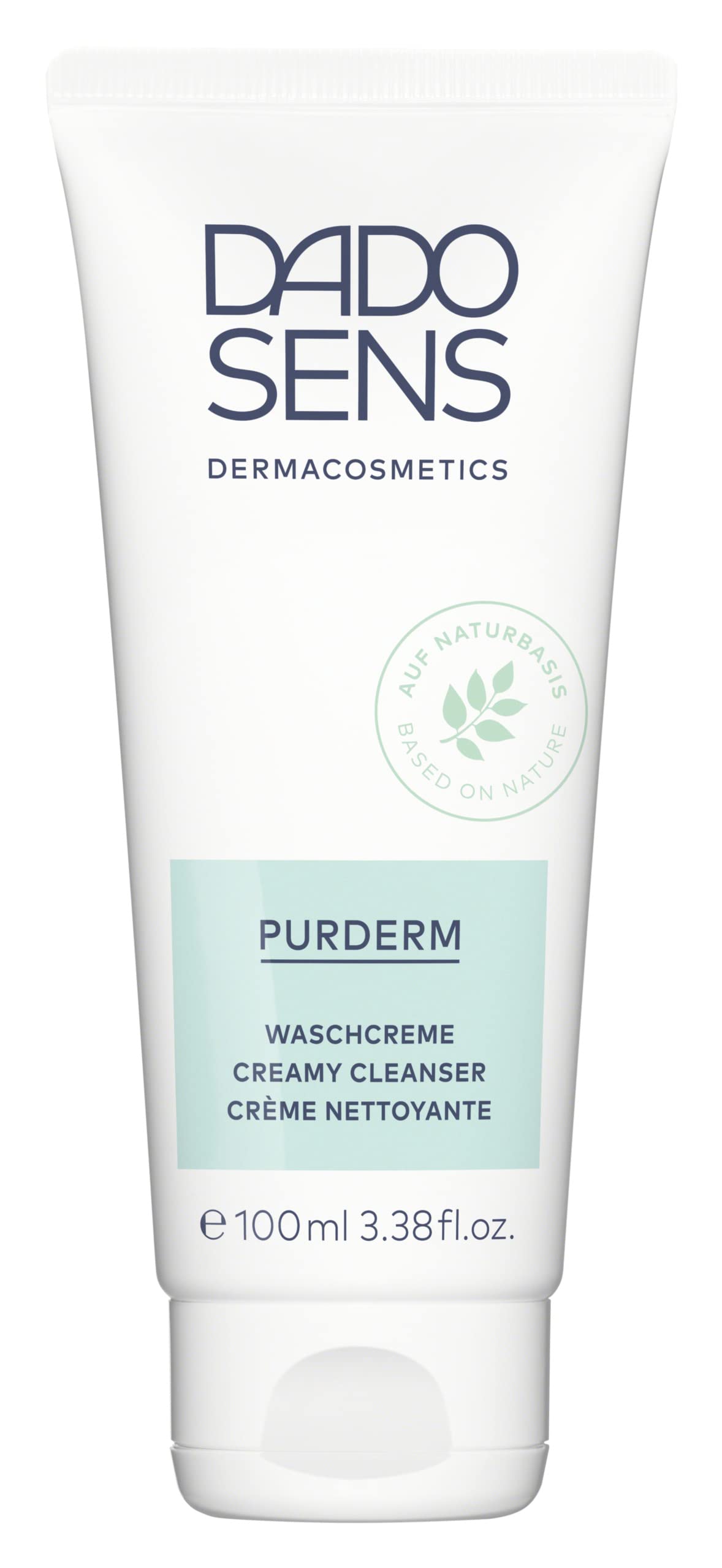 Dado Sens PurDerm Wash Cream 100 ml – Mild Deep Cleansing Blemished Skin of All Ages – Also Complete with Therapy for Acne and Late Acne – Suitable for Sensitive Skin