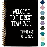 OXW Welcome to The Team Gifts Notebook, Team Gifts for Employees, Welcome Gift for Coworker Staff Colleague Team Member, Employee Appreciation Gifts, Journals for Writing, (5.5'' X 8.3'')