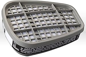 3M 6001 Respirator Cartridge for Certain Organic Vapors, 2 per Pack