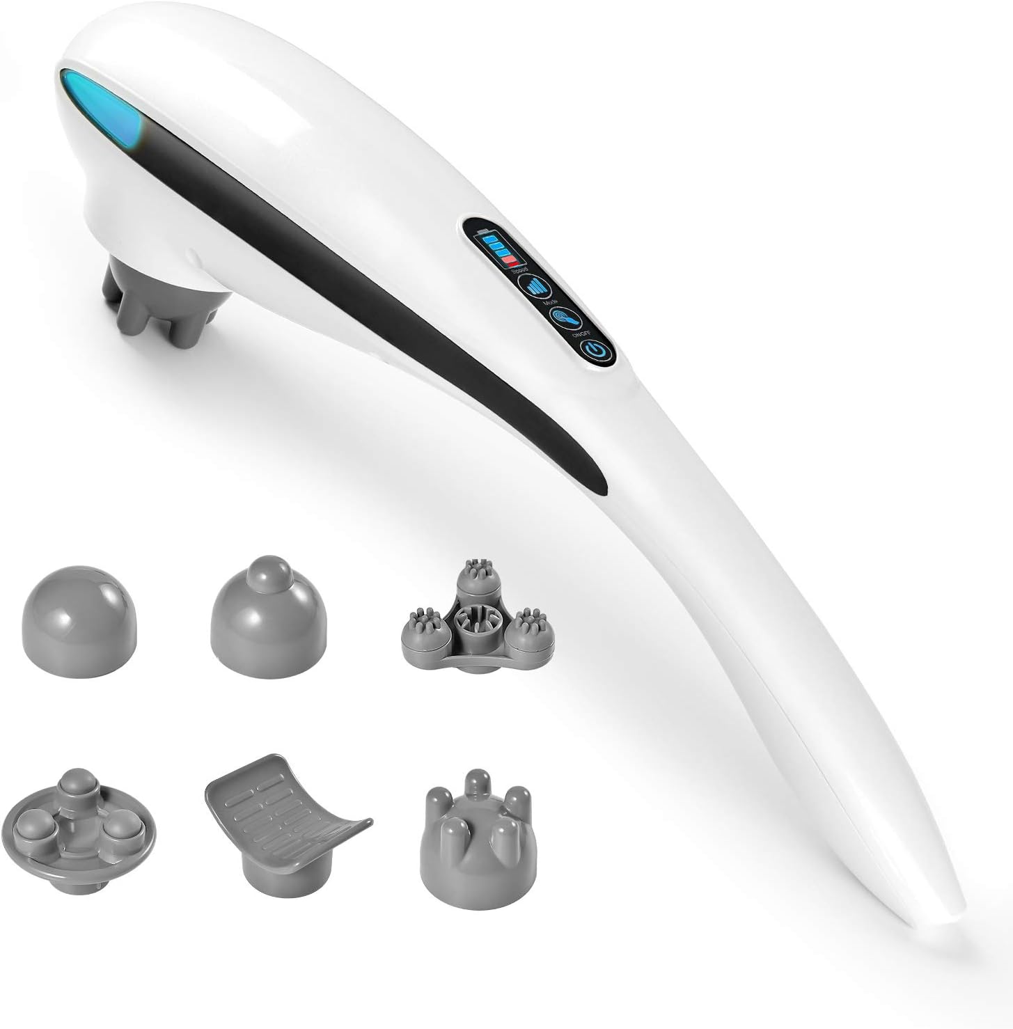 Cordless Handheld Massagers for Neck and Back, Rechargeable