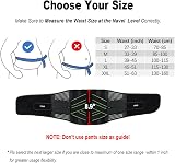 YAHA Back Support Belt for Men Women Lower Back Pain Relief 7 Stays L view 6