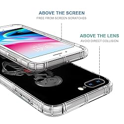 CARLOCA Compatible with iPhone 8 Plus Case,Clear