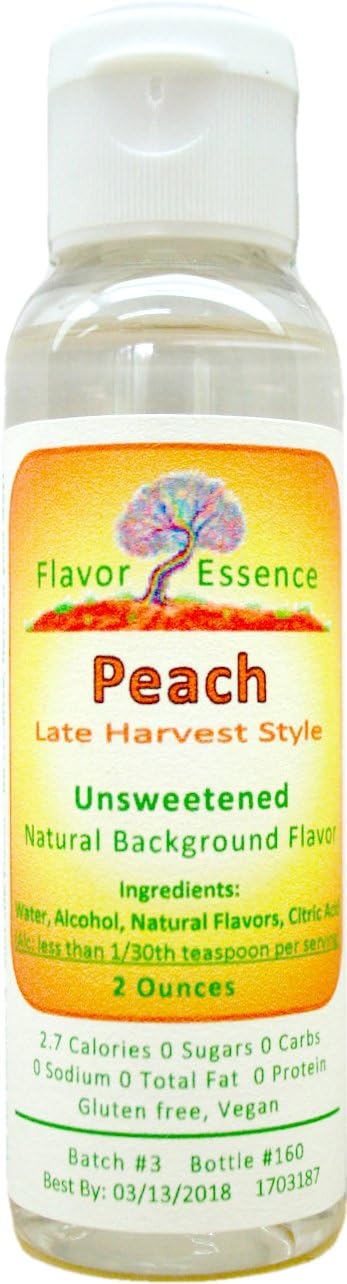 PEACH -Late-Harvest Style by Flavor Essence (Unsweetened Natural Background Flavoring) 2 Oz