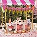 Ice Cream Hanging Pink Paper Decoration Set Of 4, Ice Cream Party Honeycomb Decorations. Great For Summer and Beach Parties, Birthdays and More. Ideal For Indoor and Outdoor Use.