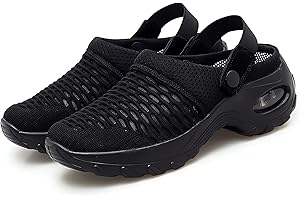 WARSPOT Orthopedic Shoes for Women, Air Cushion Slip-on Walking Stretch Shoes for Women Wide Width Arch Support