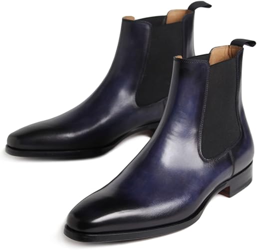 Amazon マグナーニ メンズ サイドゴア ブーツ 286 ダークネイビー ショートブーツ 靴 シューズ 42 26 5 27 0cm Dark Blue ネイビー Magnanni マグナーニ ブーツ