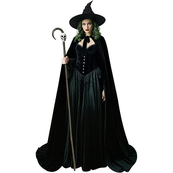 sexy black witch dress Sexy Green Black Strappy Three Piece Witch Costume – AMIClubwear