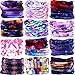 DEMIL 6/12PCS Seamless Headband Bandanas Headwear for Men&Women Neck warmer Scarf