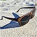 Real Bamboo Wood Sunglasses -100% Polarized Lenses- Wooden Frame for Men & Women (Brown Bamboo - Black Lenses)