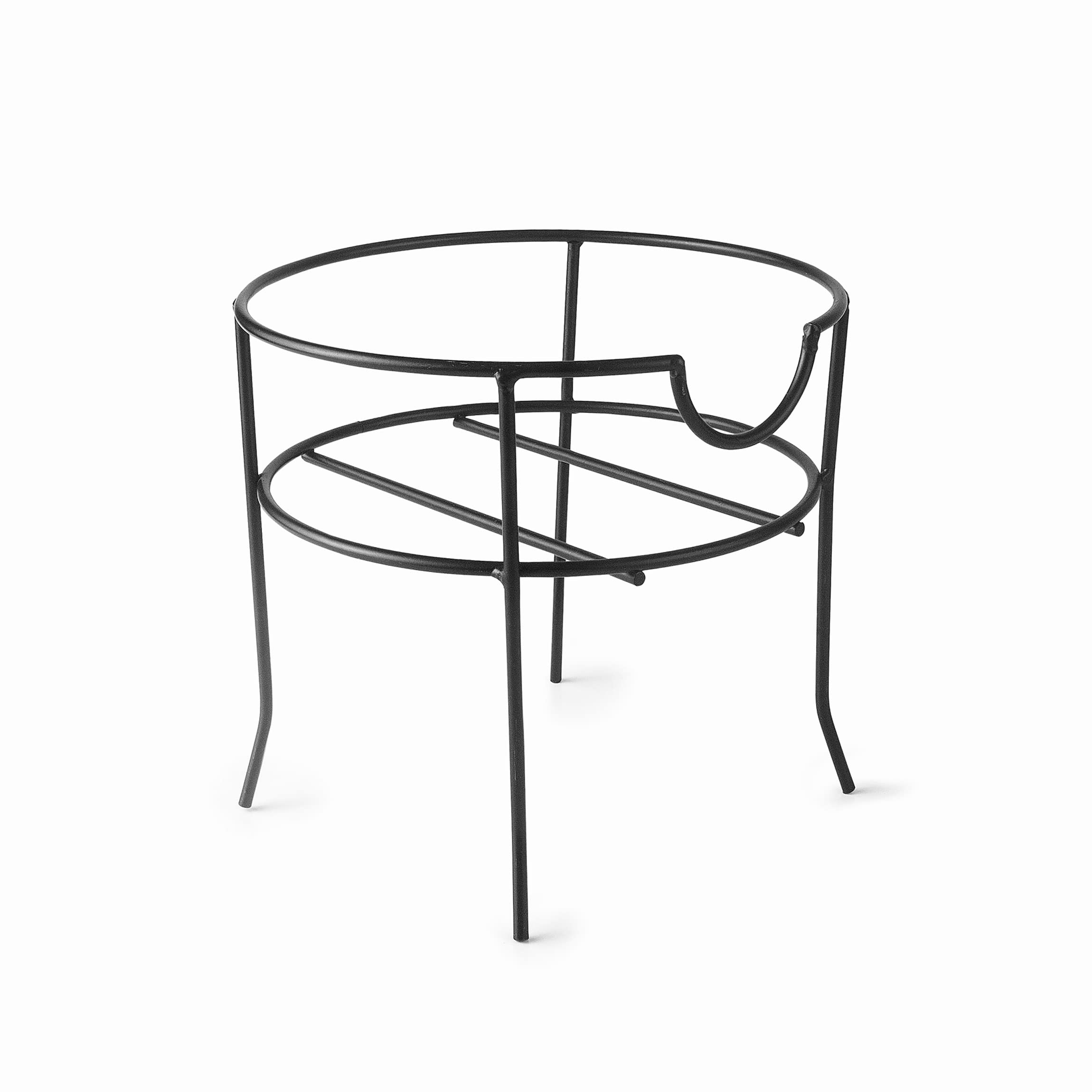 Lacor - 61955 – Water Jug Holder, Beverage Dispenser Holder, Jug Holder with Ref 61951, Easy Cleaning, Steel Wire, Sturdy and Durable, 19.5 x 18.5 cm, Matte Black