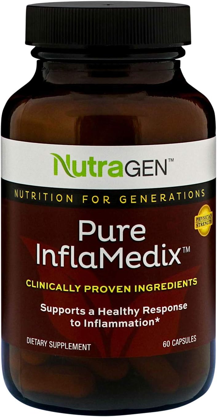 Nutragen - Pure InflaMedix, Anti-Inflammatory, Reduces Inflammation (60 Capsules)