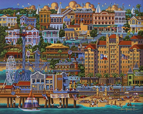 Jigsaw Puzzle - Galveston 500 Pc By Dowdle Folk Art